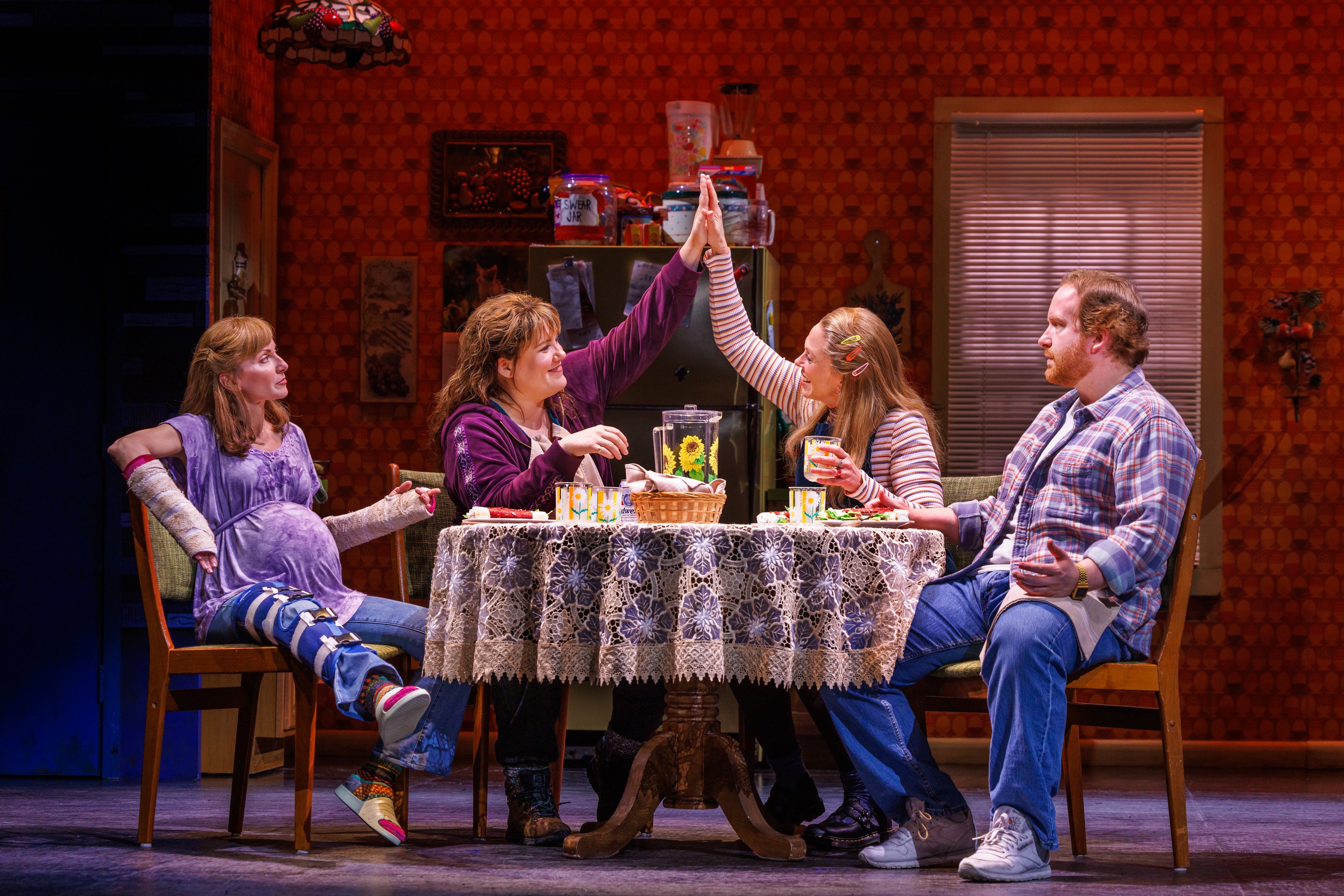 083 - Laura Woyasz, Emily Koch, Carolee Carmello and Jim Hogan in the National Tour of KIMBERLY AKIMBO, photo by Patrick Gray, KabikPhotoGroup.com.jpg