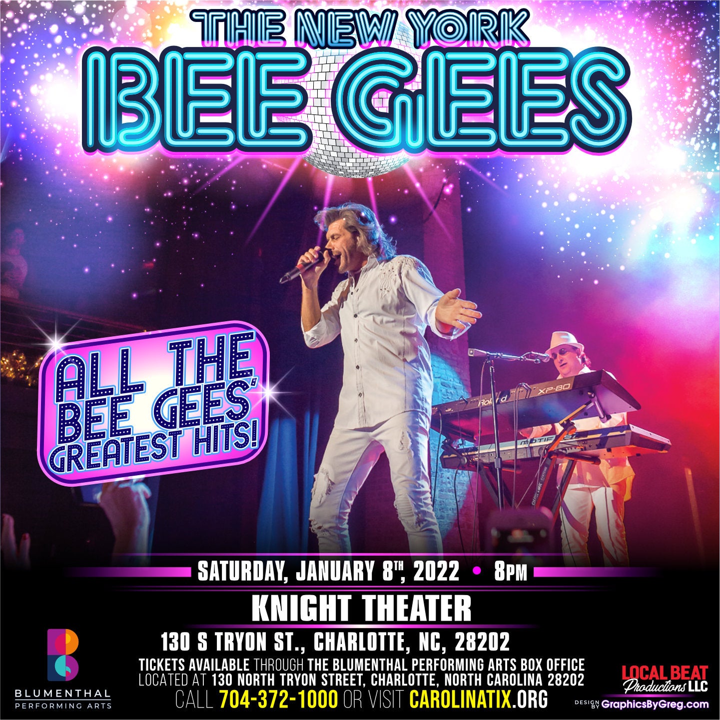 The New York BeeGee’s Tribute Show ‘Friday Night Fever’ CarolinaTix