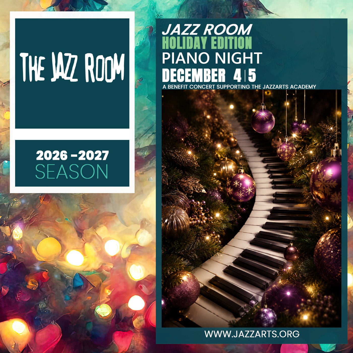 Jazz Room Presents: The Jazz Room Holiday Edition | Blumenthal Arts