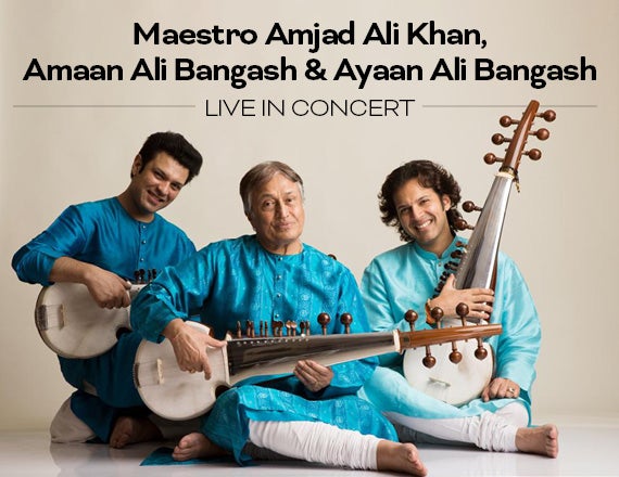 More Info for Maestro Amjad Ali Khan, Amaan Ali Bangash & Ayaan Ali Bangash 