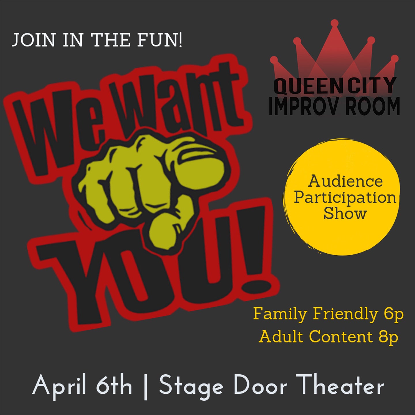 Queen City Improv Room: Audience Participation