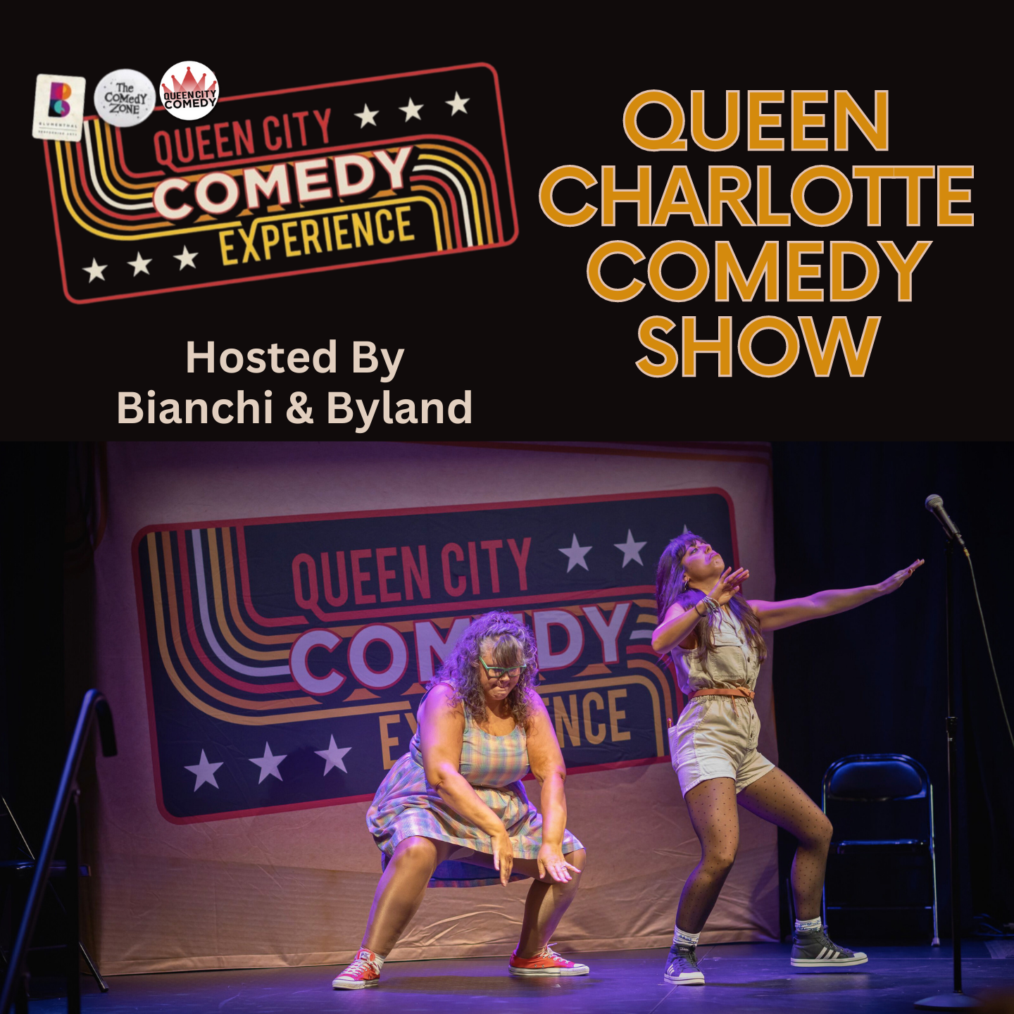 Queen Charlotte Comedy: Hosted by Bianchi & Byland