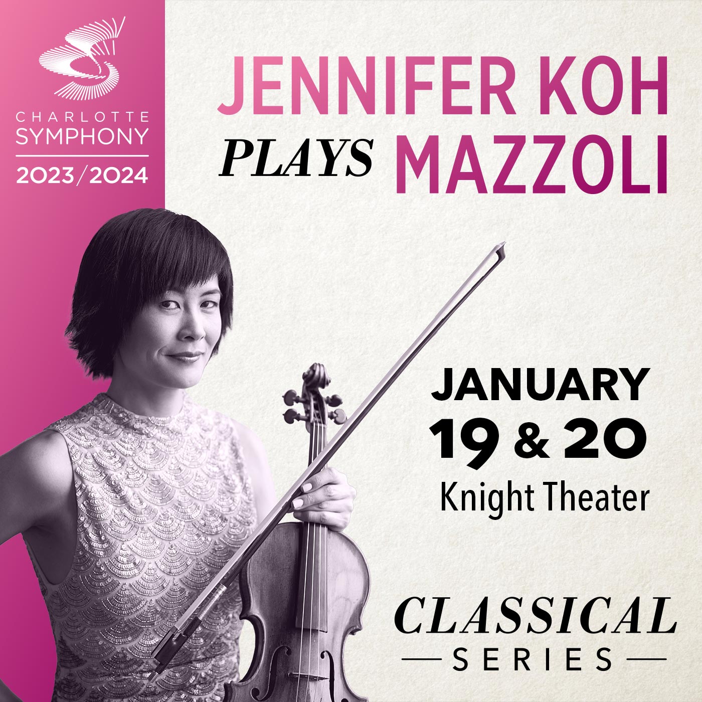 Charlotte Symphony: Jennifer Koh Plays Mazzoli