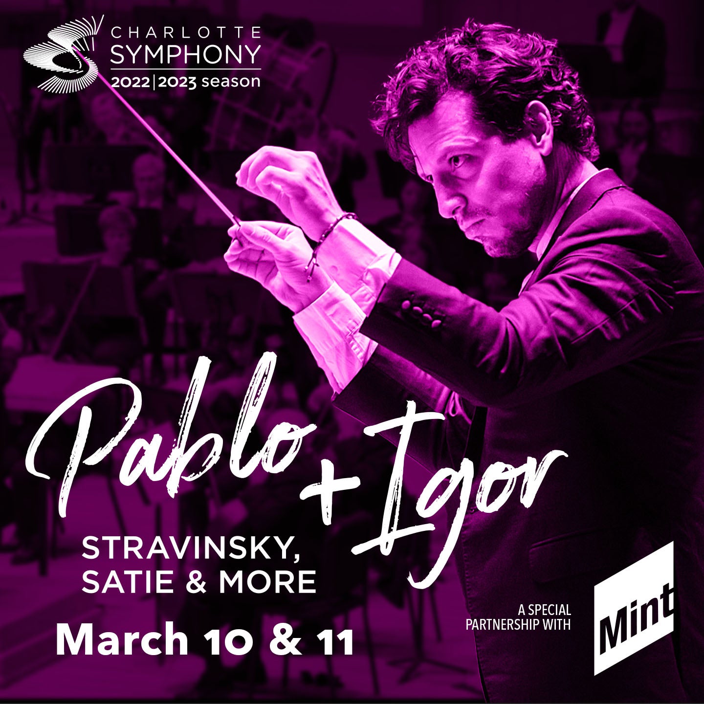 Charlotte Symphony: PABLO + IGOR: Stravinsky, Satie & More