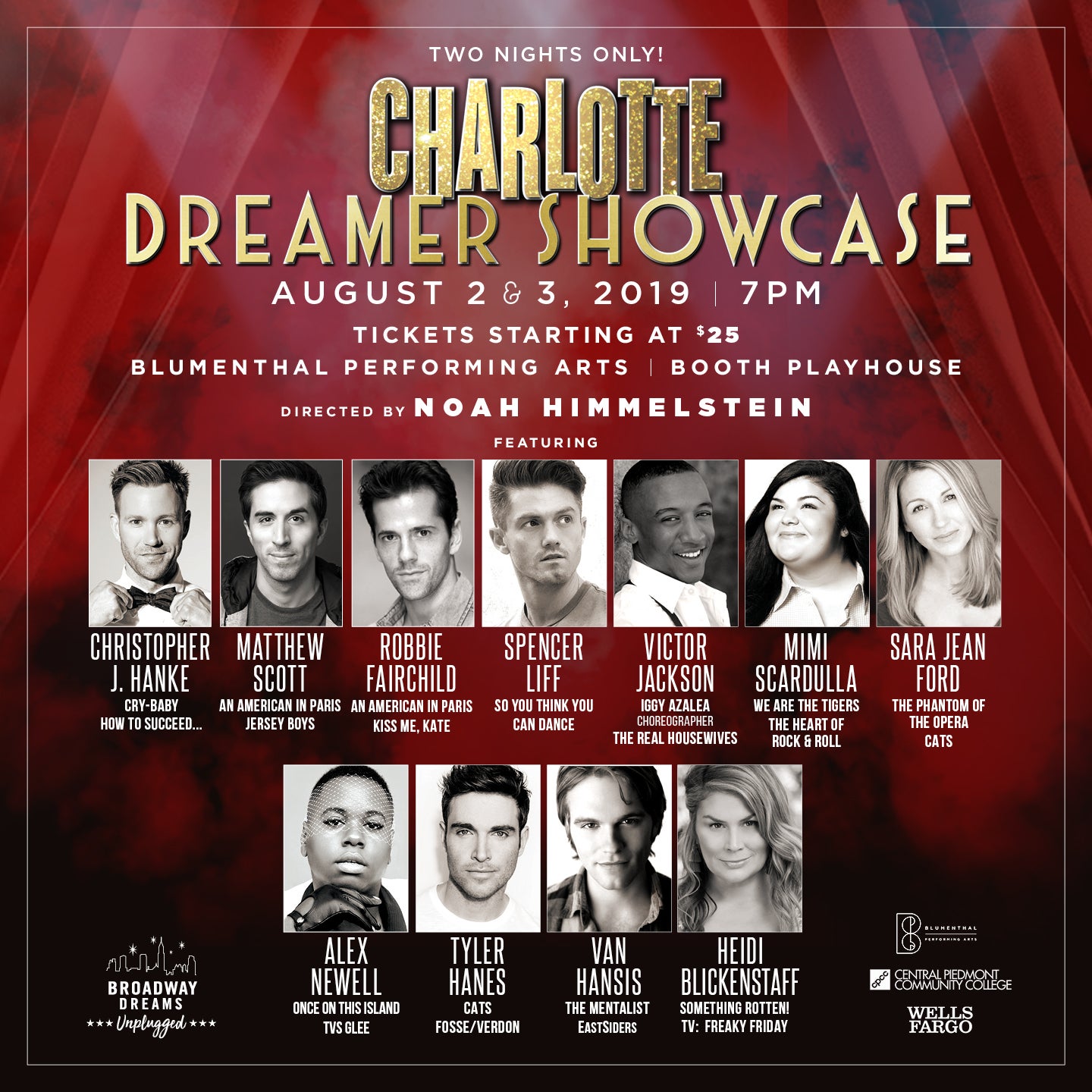 Broadway Dreams Charlotte Dreamer Showcase CarolinaTix