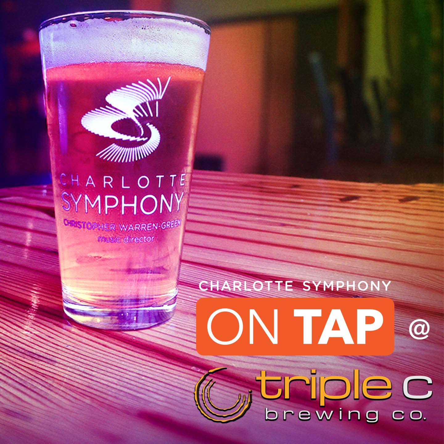 Charlotte Symphony: On Tap at Triple C Brewing Co.