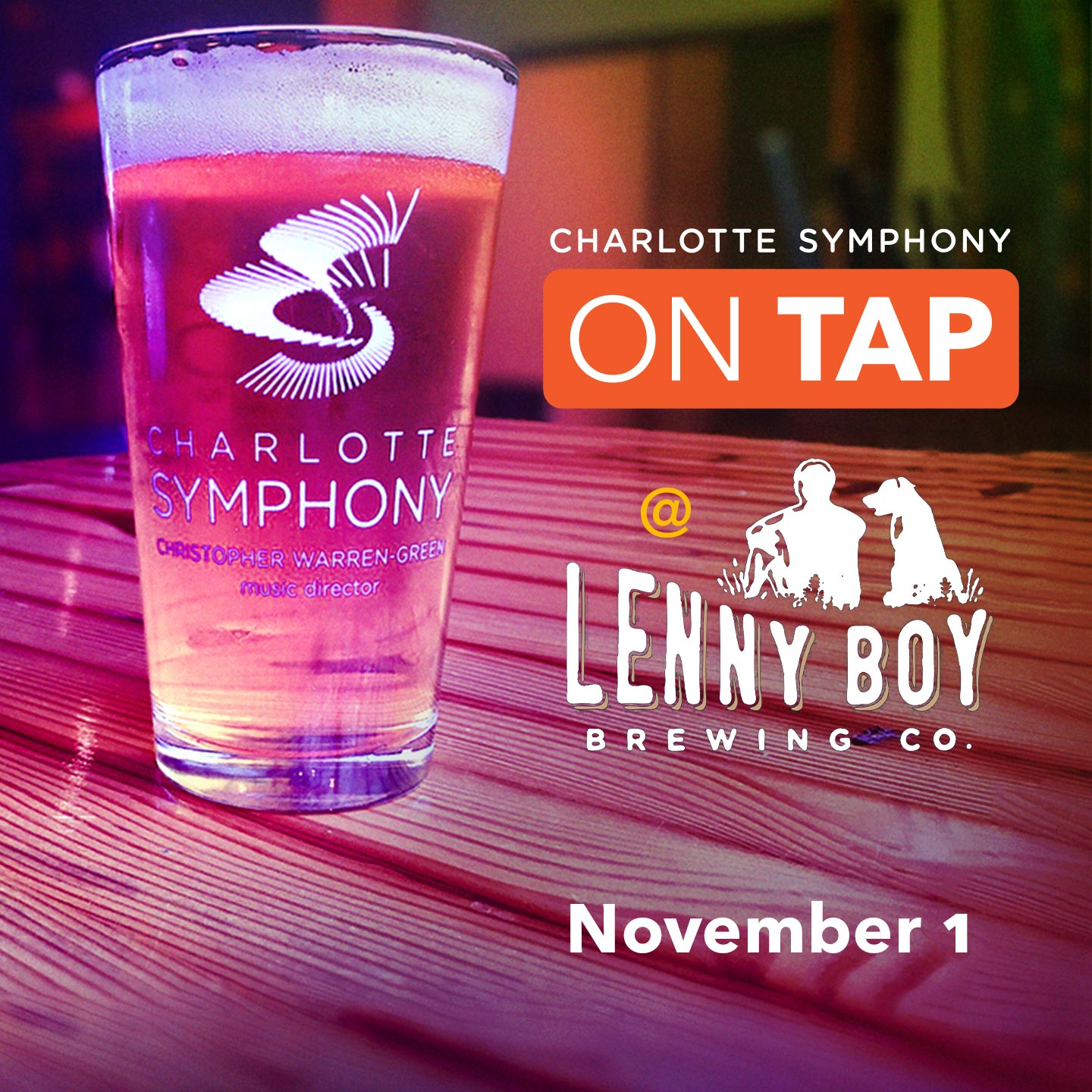 Charlotte Symphony: On Tap at Lenny Boy Brewing Co.