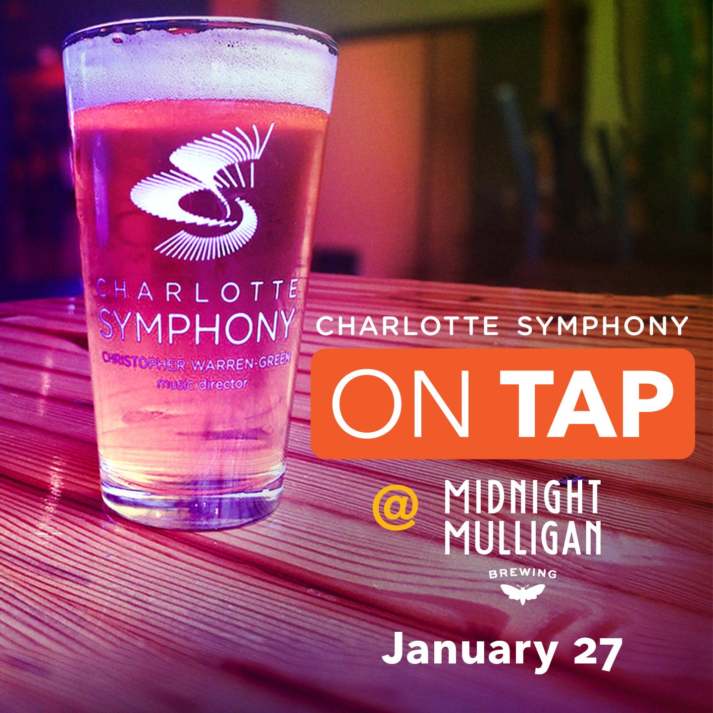 Charlotte Symphony: On Tap at Midnight Mulligan 