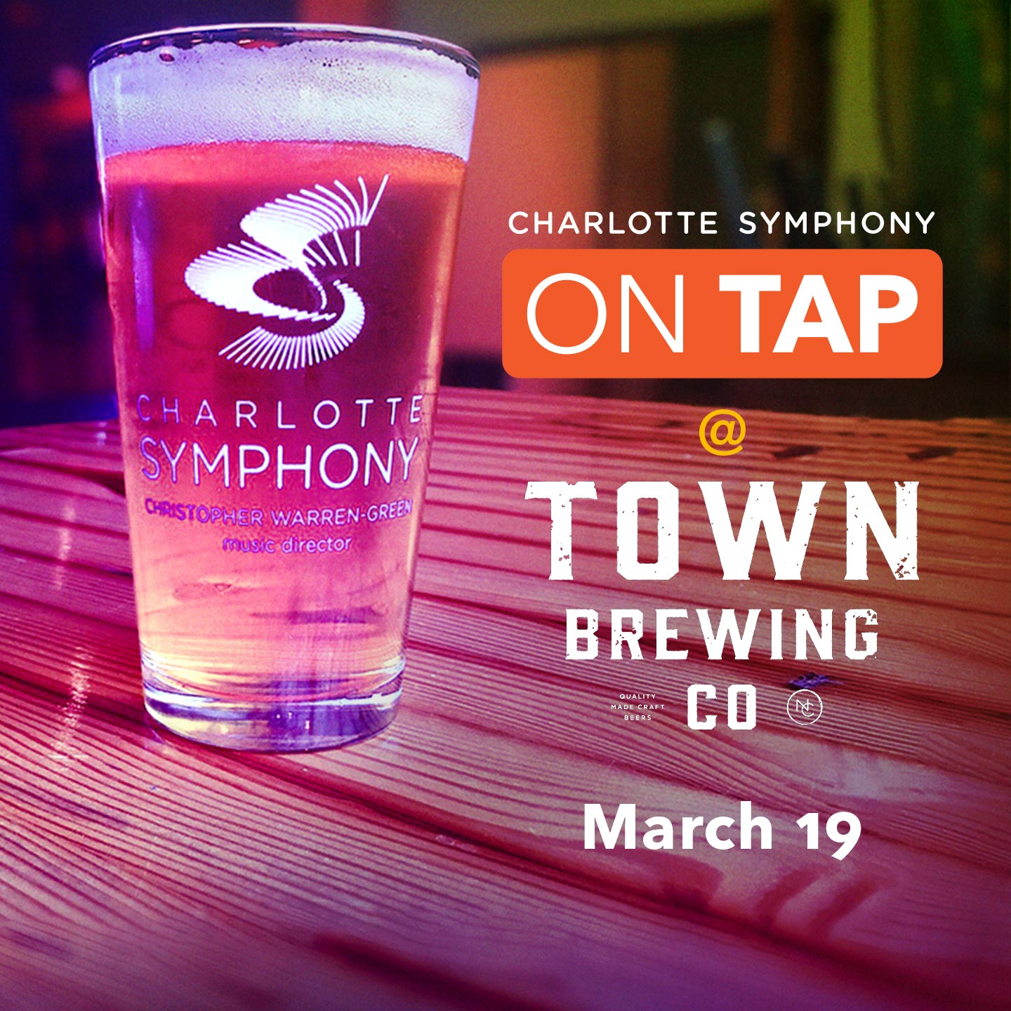Charlotte Symphony: On Tap at Town Brewing Company