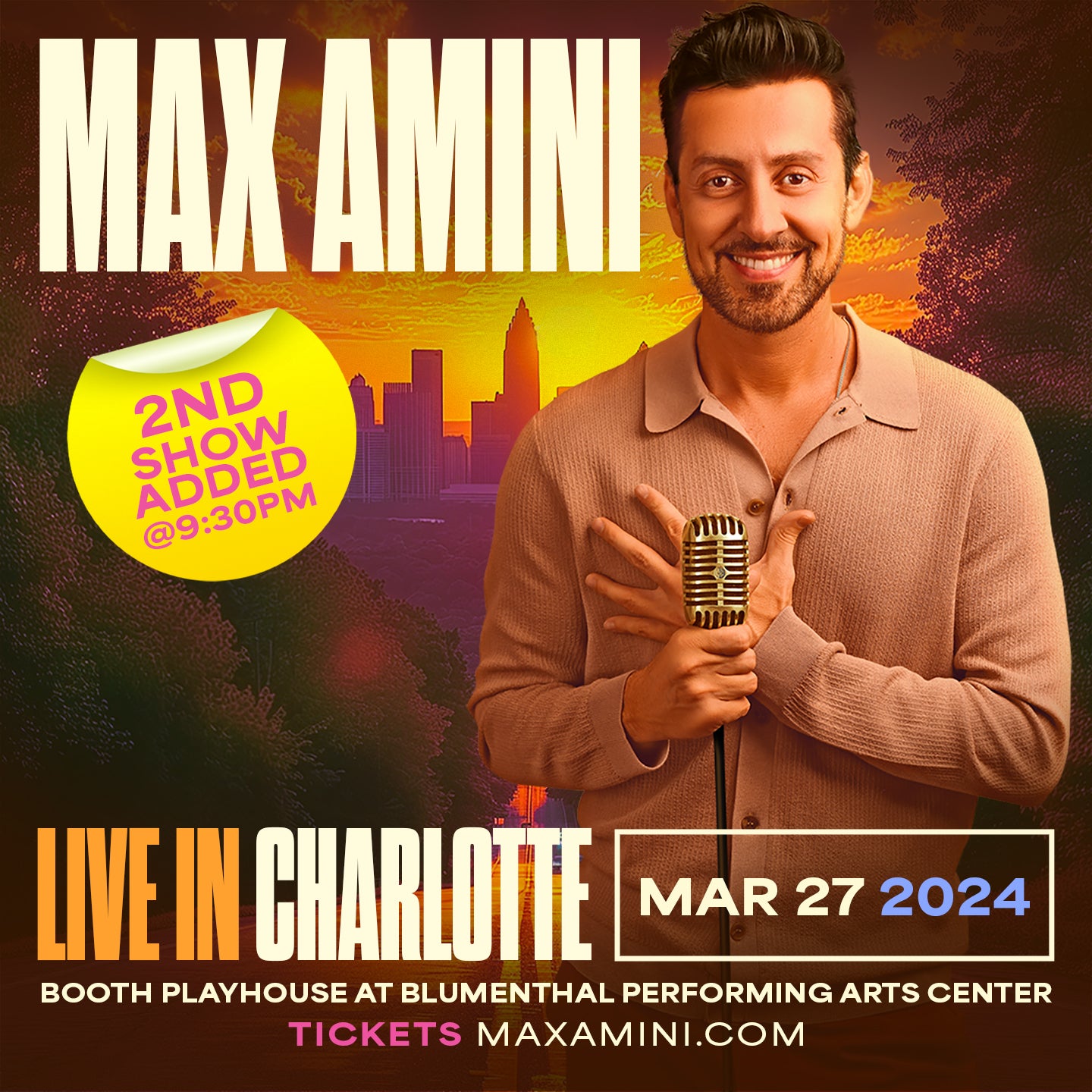 Max Amini Live in Charlotte!