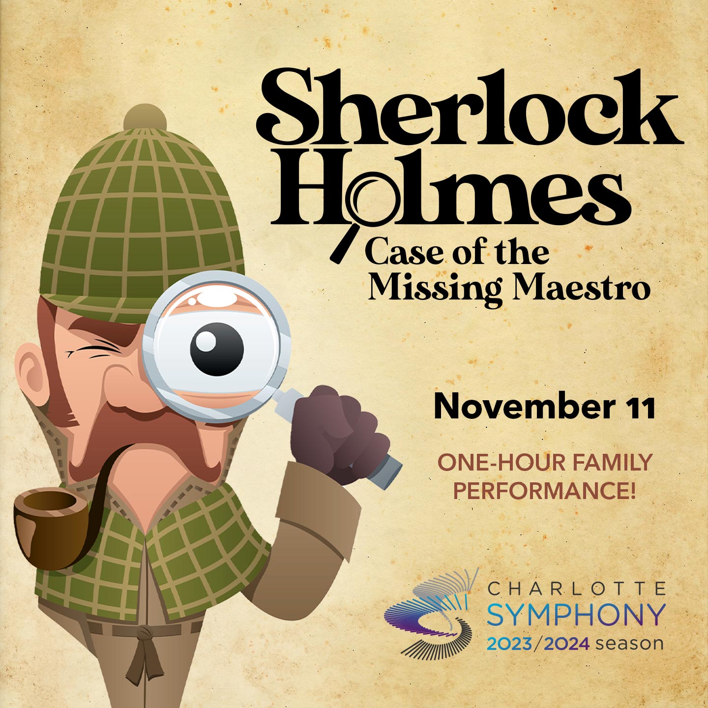 Charlotte Symphony: Sherlock Holmes and the Case of the Missing Maestro