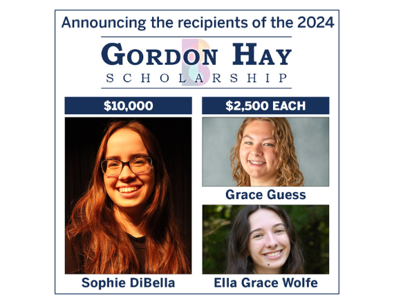 Celebrating the 2024 Gordon Hay Scholarship Winners! 