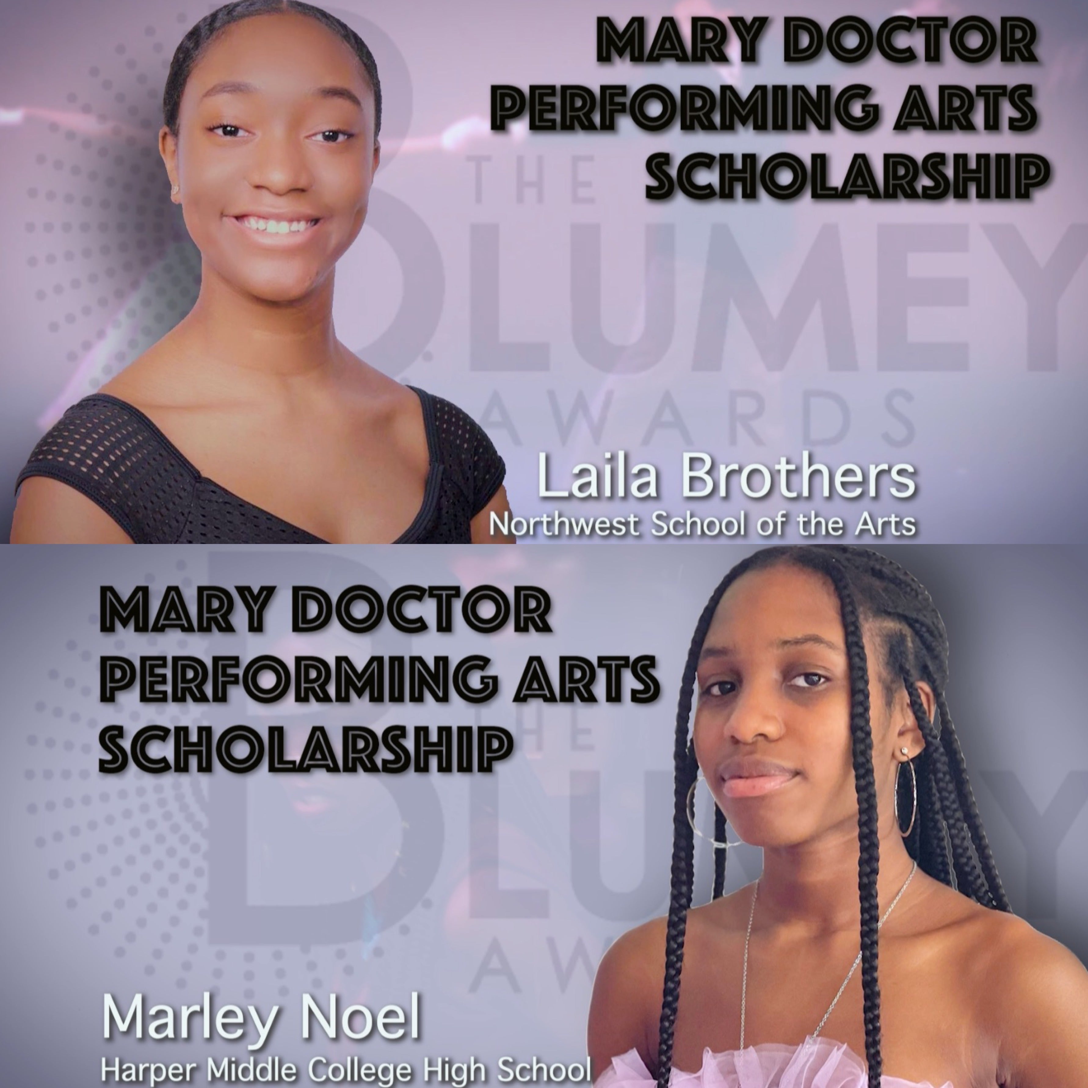 More Info for 2022 Mary Doctor Performing Arts Scholarship Goes to Two Talented Charlotte Teens