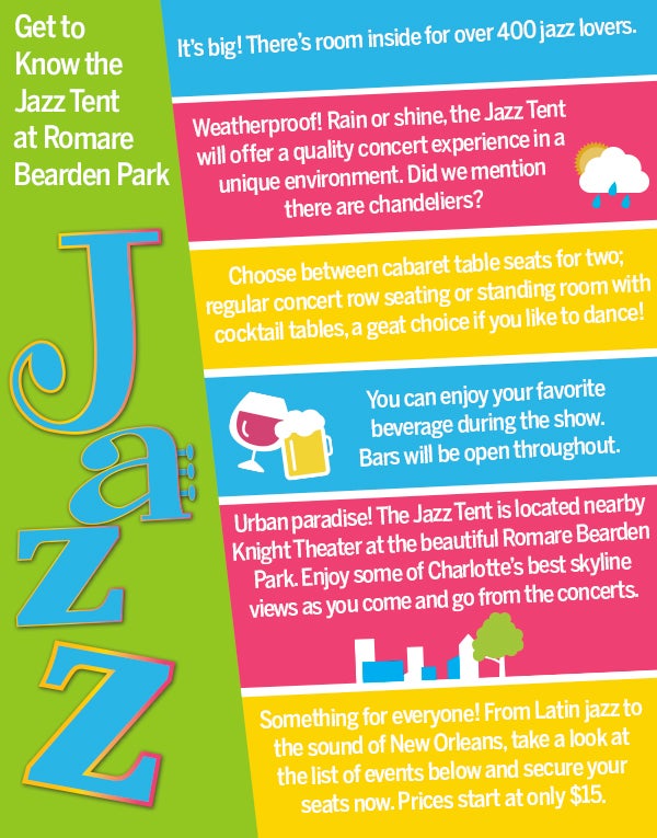 More Info for This isn't your average Jazz Tent at Charlotte Jazz Festival