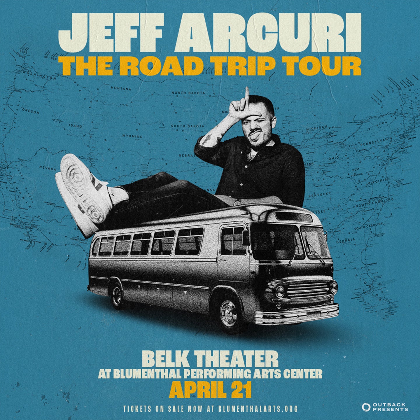 Jeff Arcuri: The Road Trip Tour | Blumenthal Arts