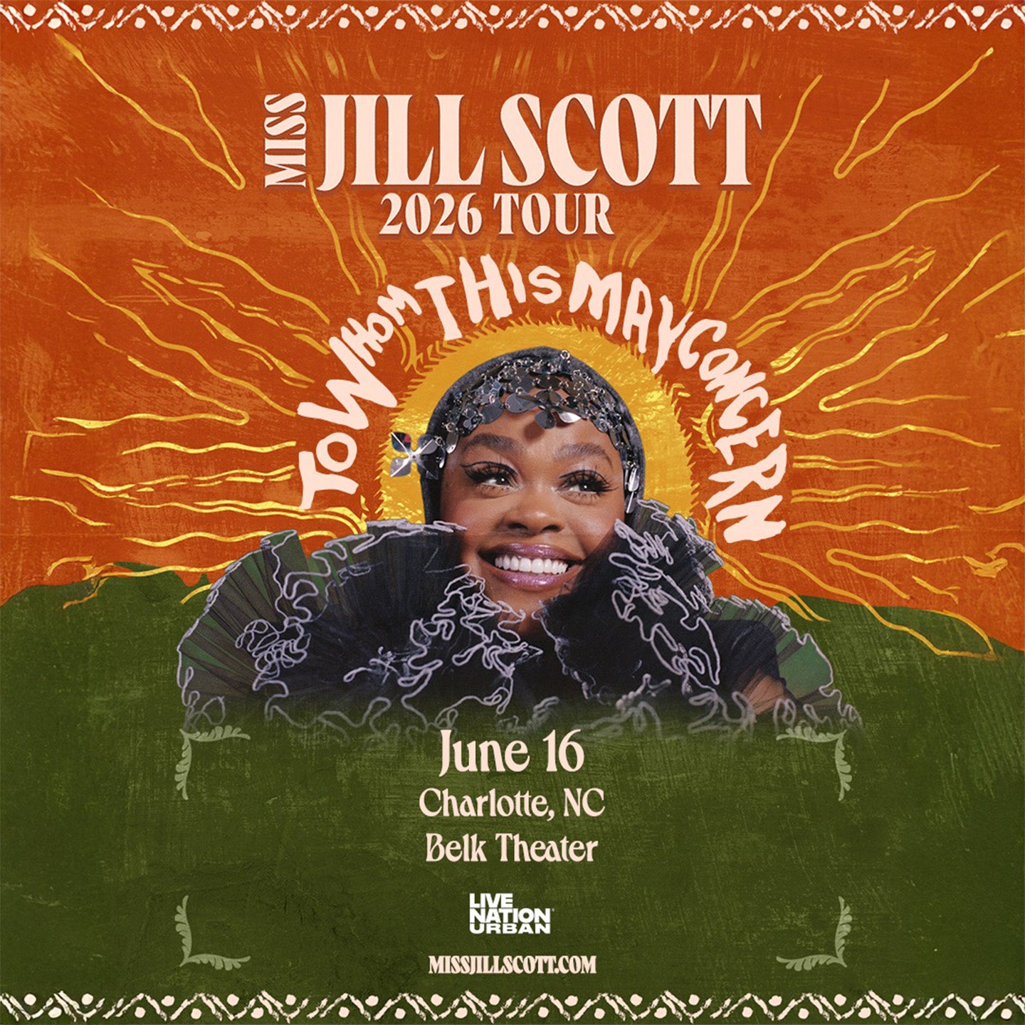 Jill Scott - To Whom This May Concern Tour | Blumenthal Arts