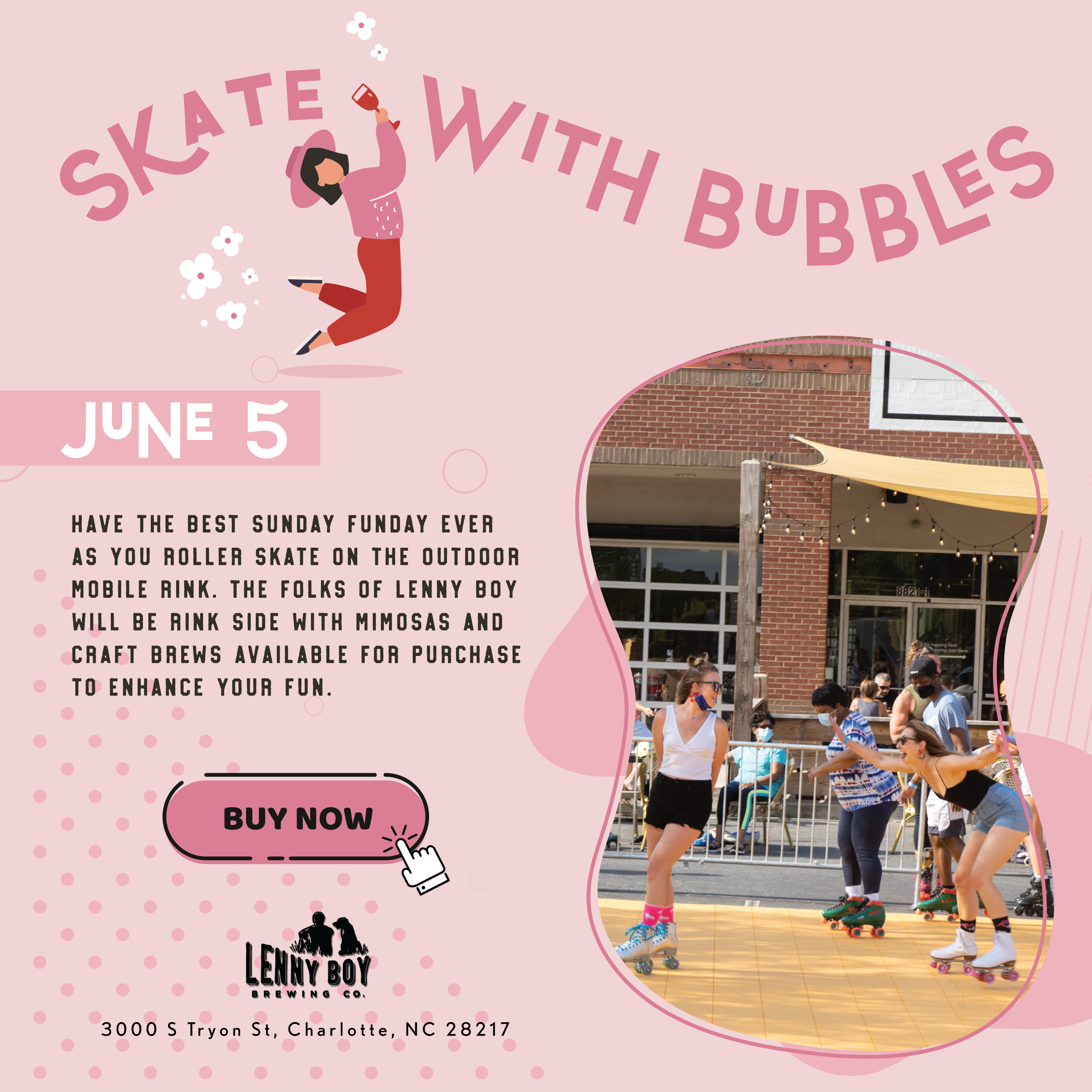 Spring South End Wine & Hops Fest - Skate with Bubbles