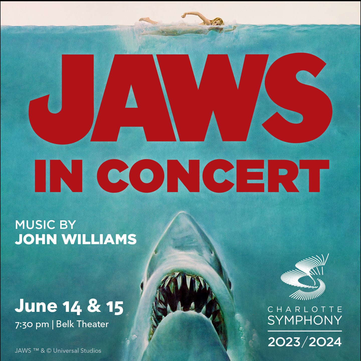 Charlotte Symphony: Jaws in Concert
