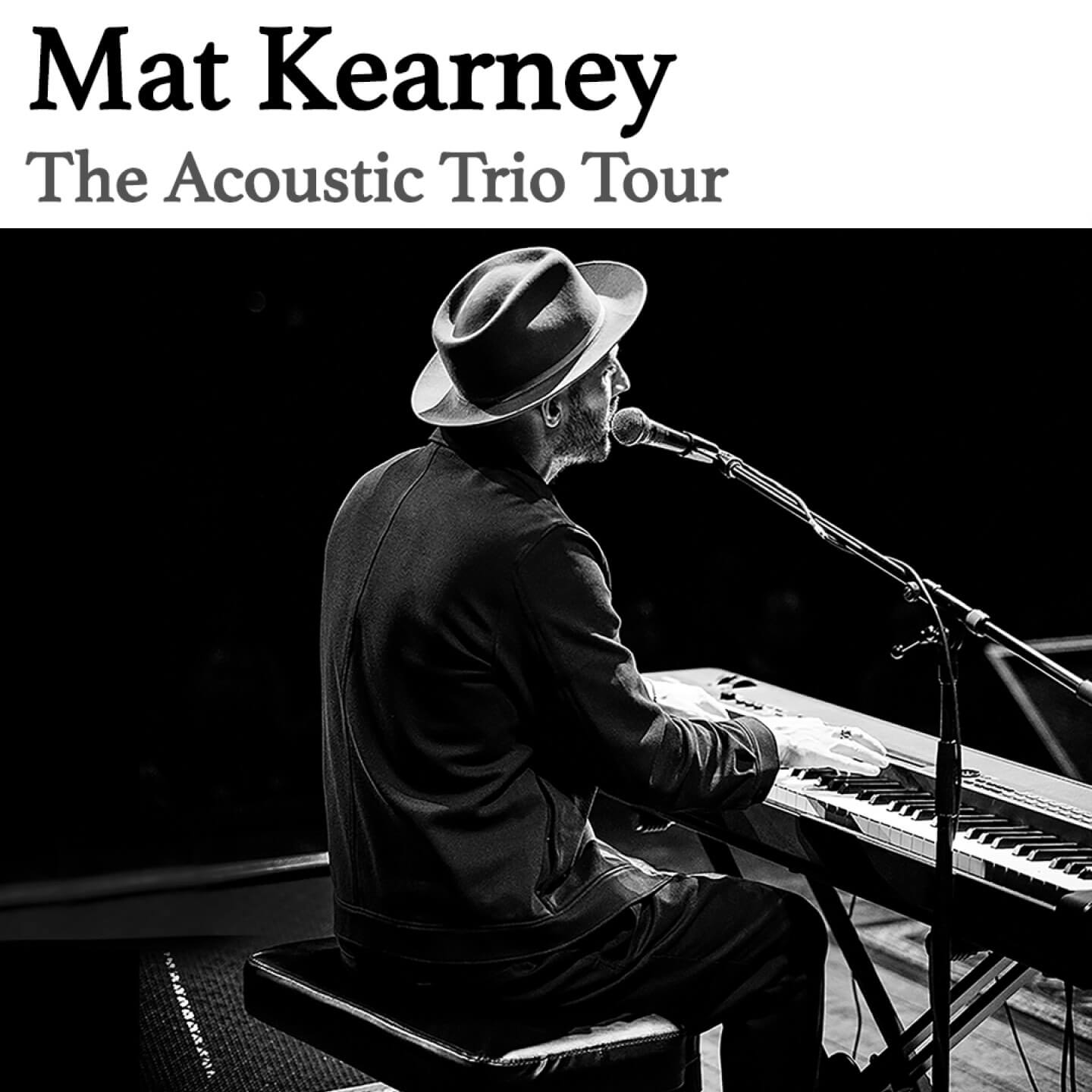 Mat Kearney – The Acoustic Trio Tour 