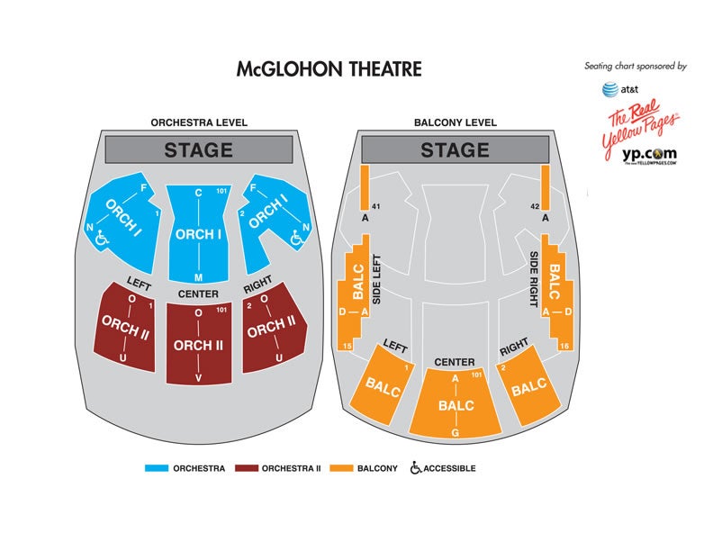 Blumenthal Performing Arts Seating Chart