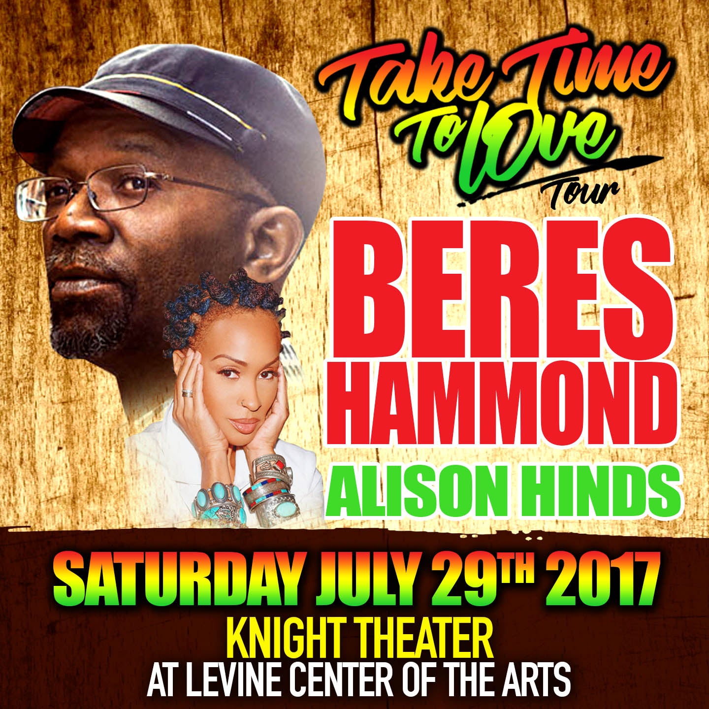 Beres Hammond concert poster