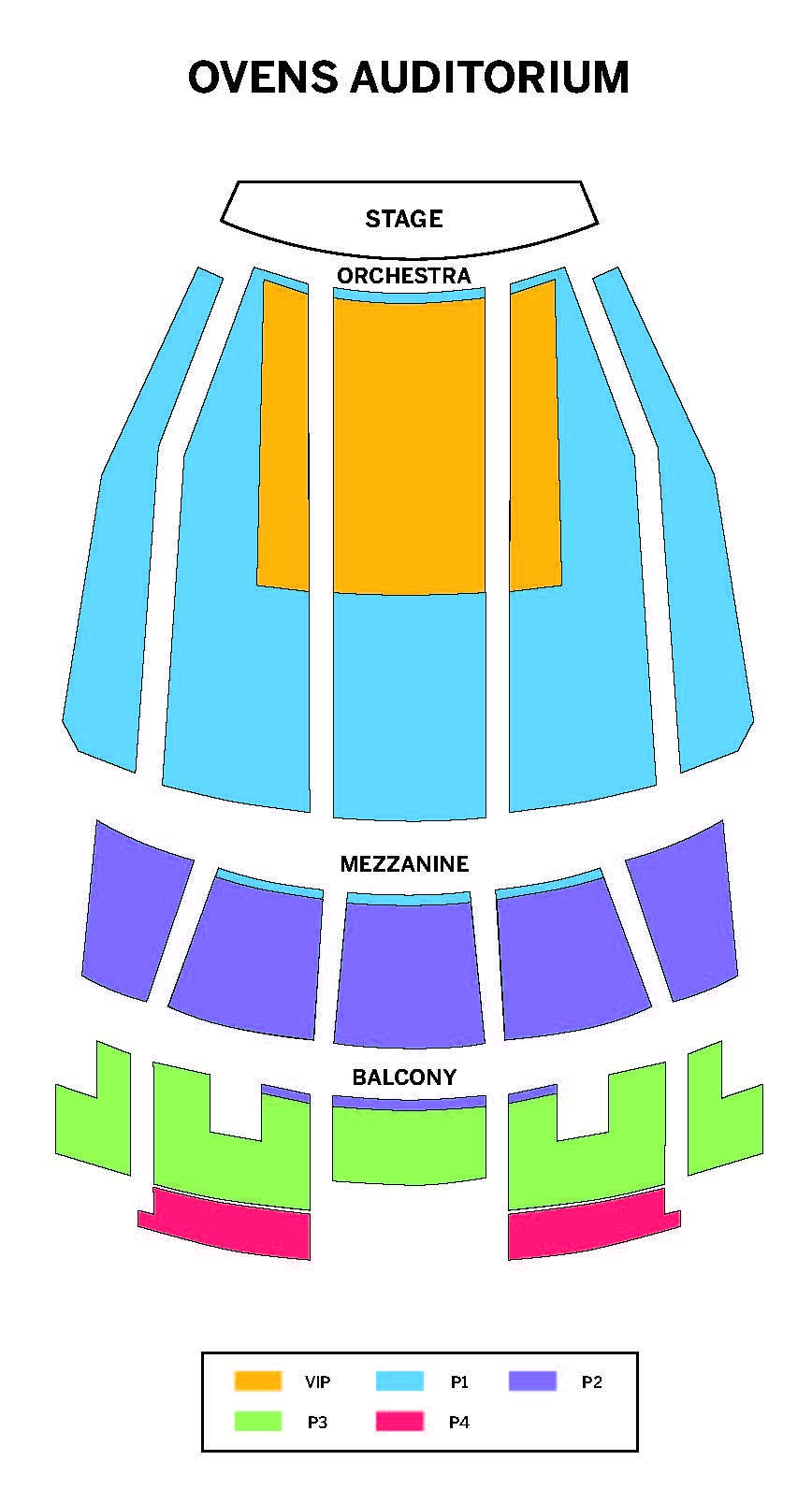 Ovens Auditorium Seating Chart