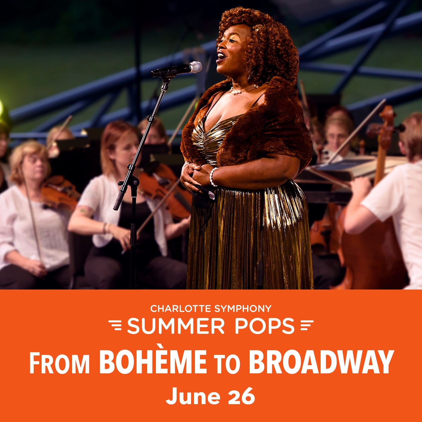 Charlotte Symphony: Summer Pops 3: From Bohème to Broadway with Opera Carolina