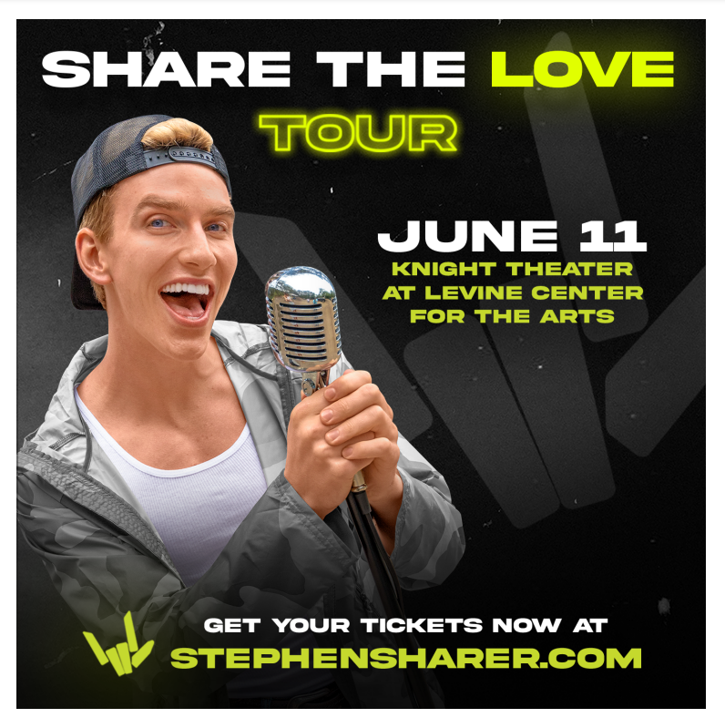 Stephen Sharer Share the Love Tour Blumenthal Performing Arts